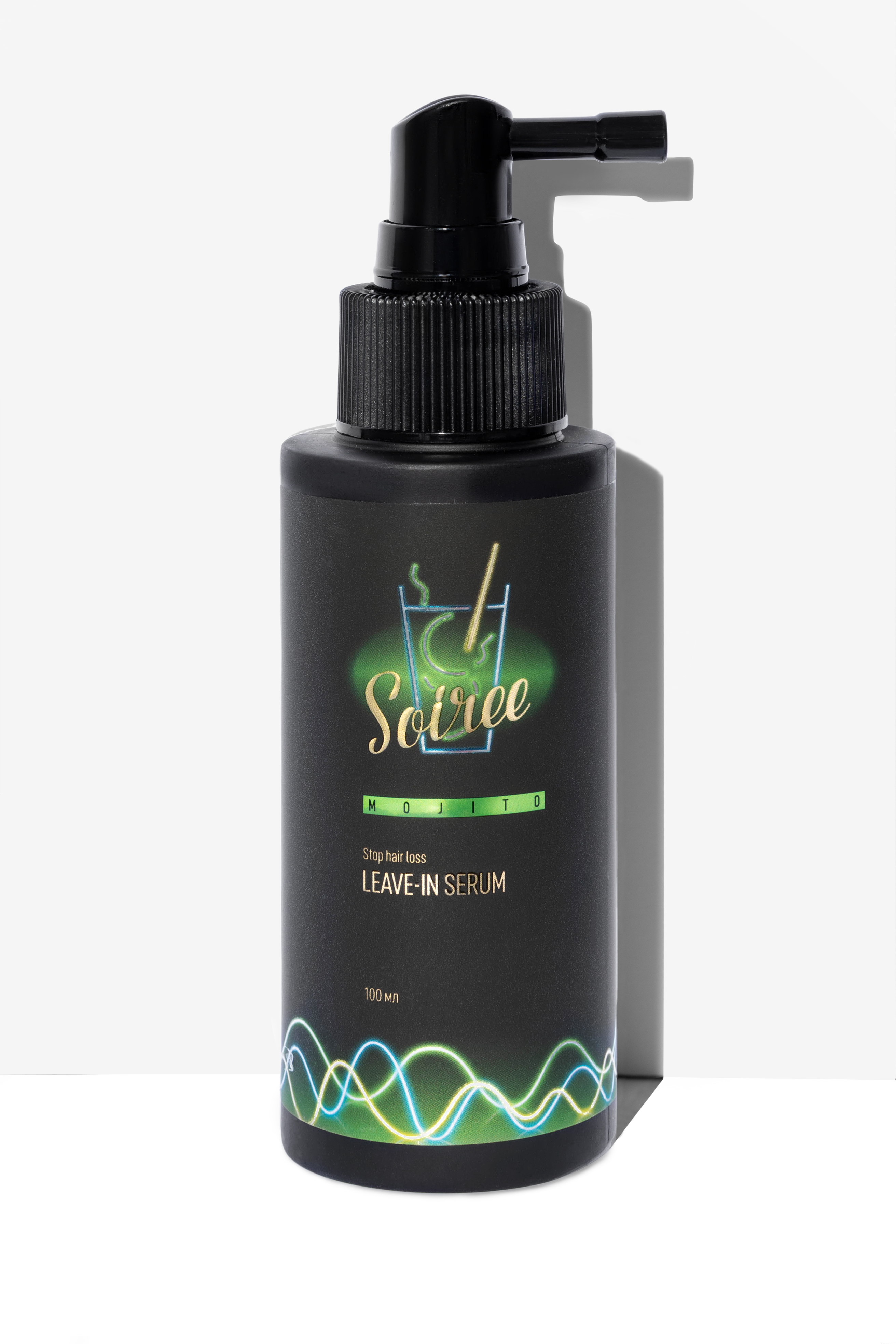 Несмываемая сыворотка Soiree для укрепления корней волос Мохито 100 мл масло с экстрактом семян черного тмина для интенсивного восстановления волос luxury