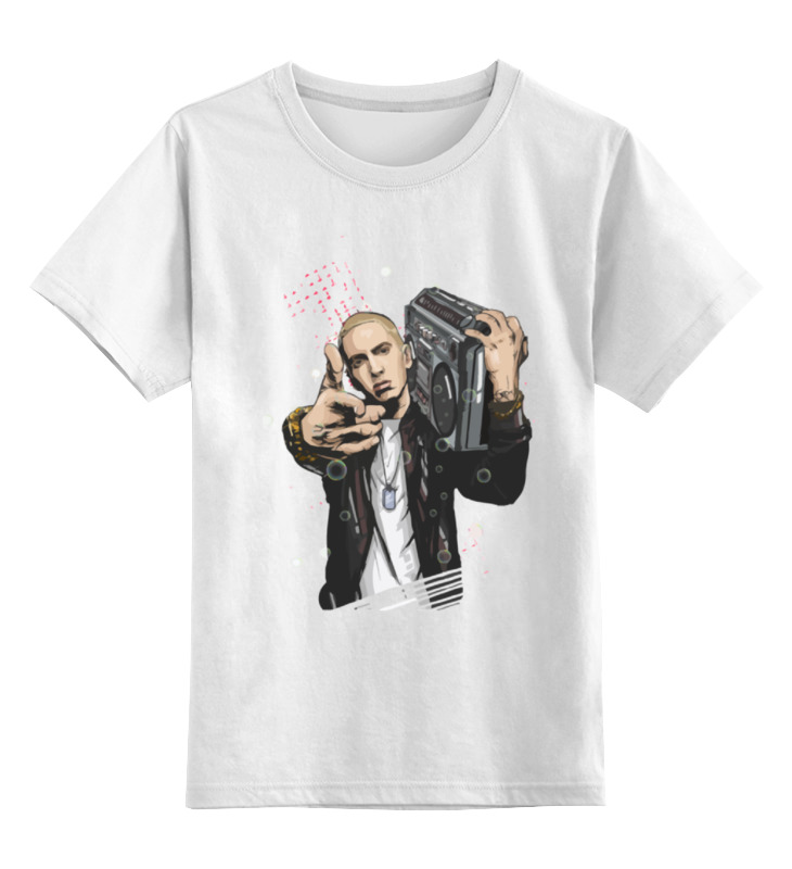 

Футболка детская Printio Эминем (eminem) цв. белый р. 116, Эминем (eminem)