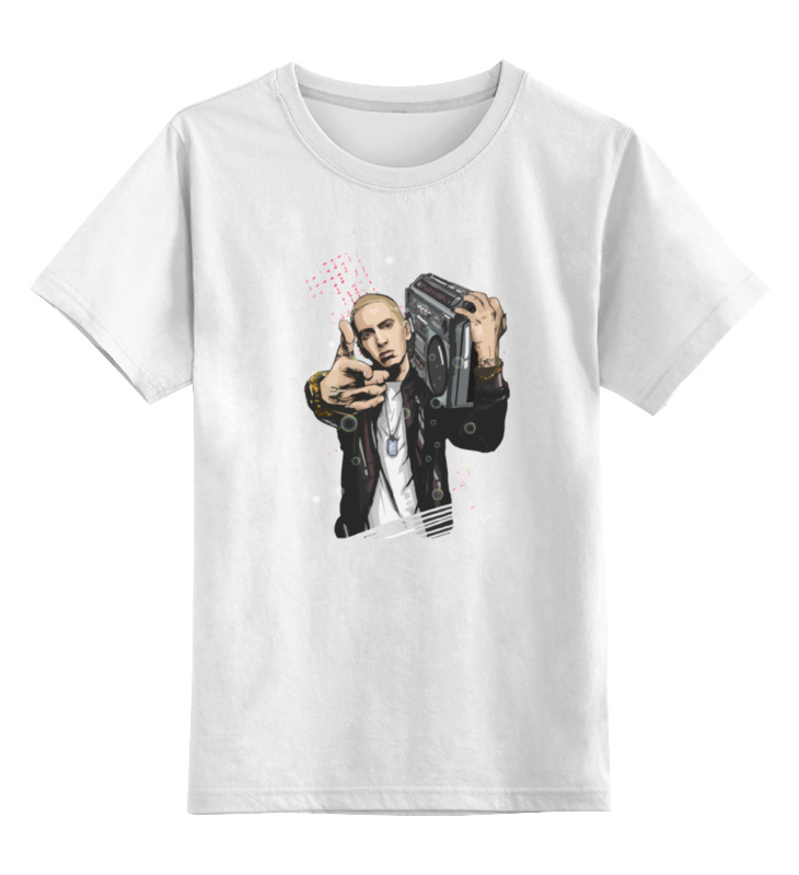 

Футболка детская Printio Эминем (eminem) цв. белый р. 116, Эминем (eminem)