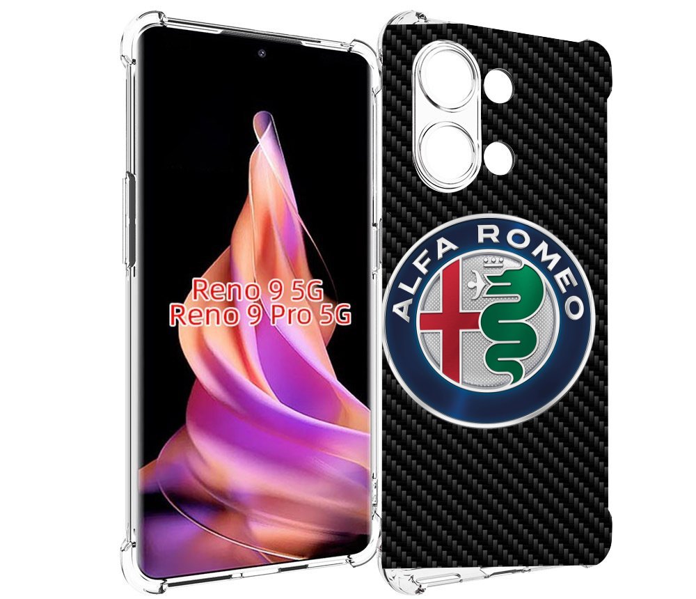 

Чехол MyPads альфа-ромео мужской для Oppo Reno 9/Reno 9 Pro, Прозрачный, Tocco