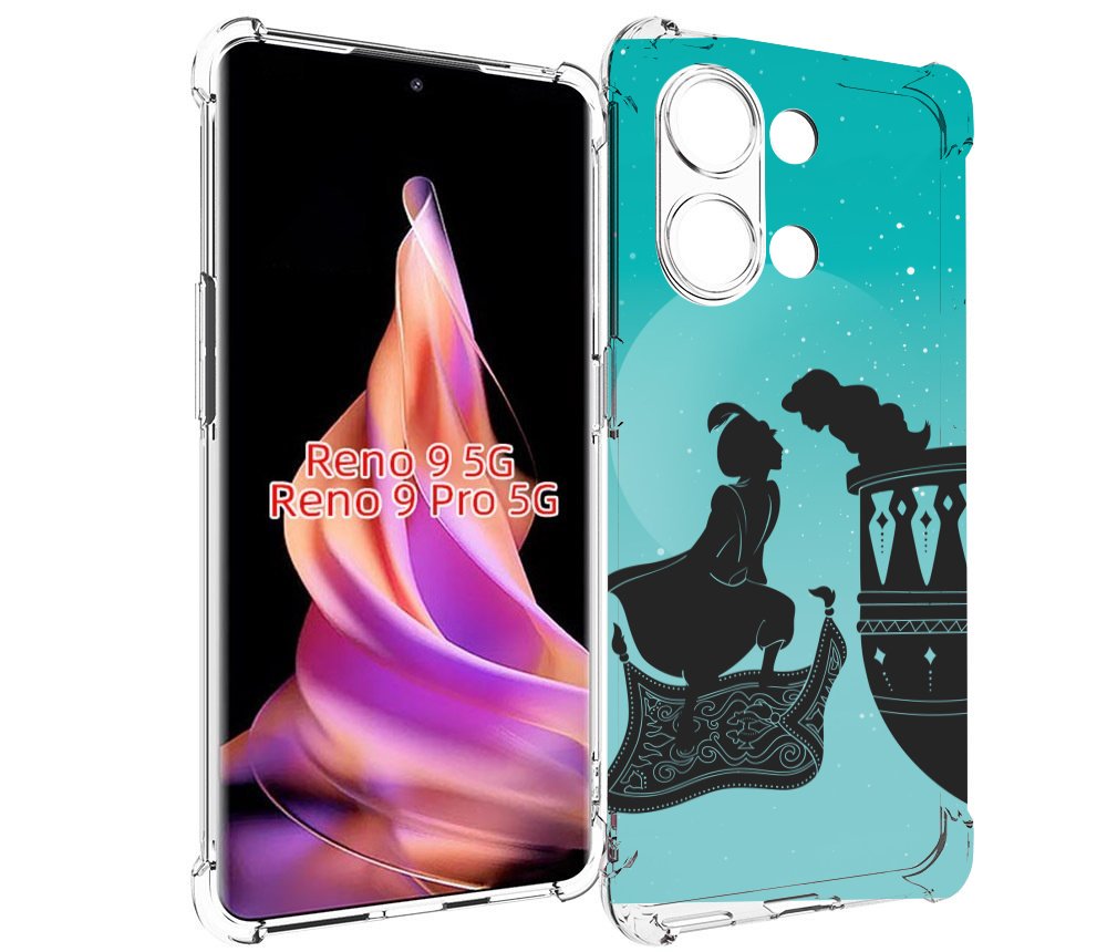

Чехол MyPads алладин тень для Oppo Reno 9/Reno 9 Pro, Прозрачный, Tocco