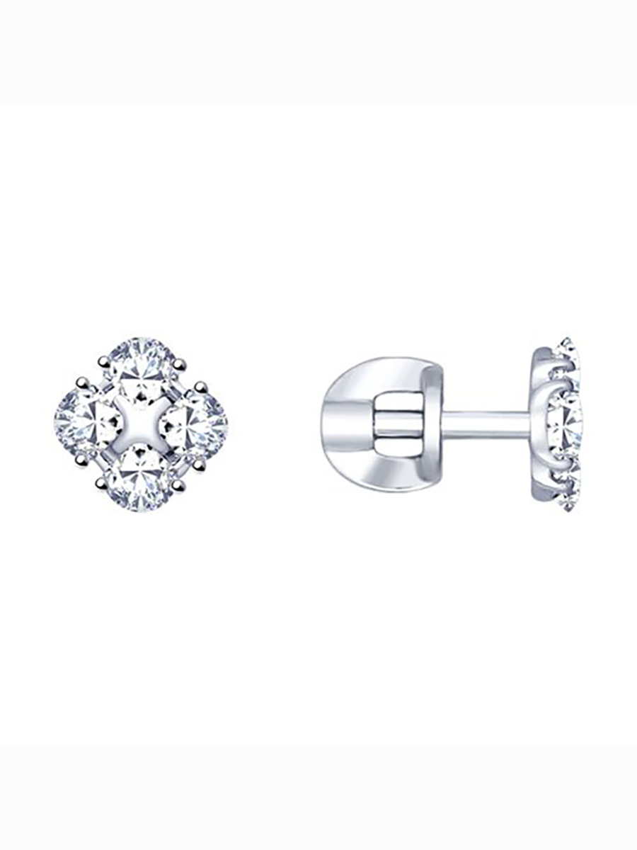 

Серьги из серебра с кристаллами cваровски 585Gold 702008871, 702008871