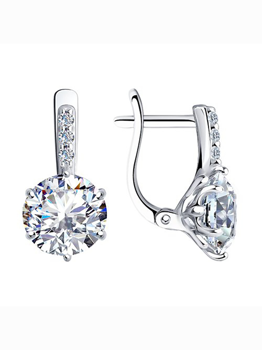 

Серьги из серебра с кристаллами cваровски 585Gold 702008747, 702008747