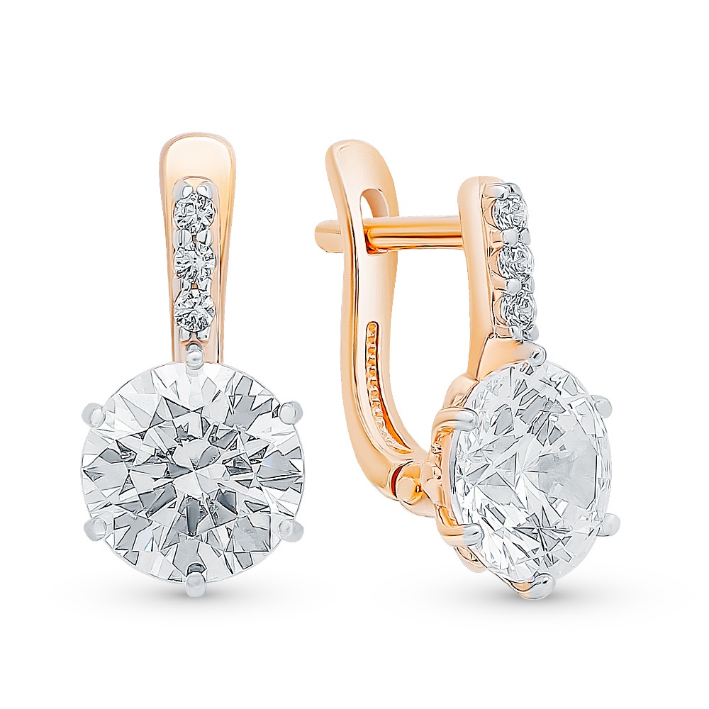 

Серьги из серебра с кристаллами cваровски 585Gold 702010687, 702010687