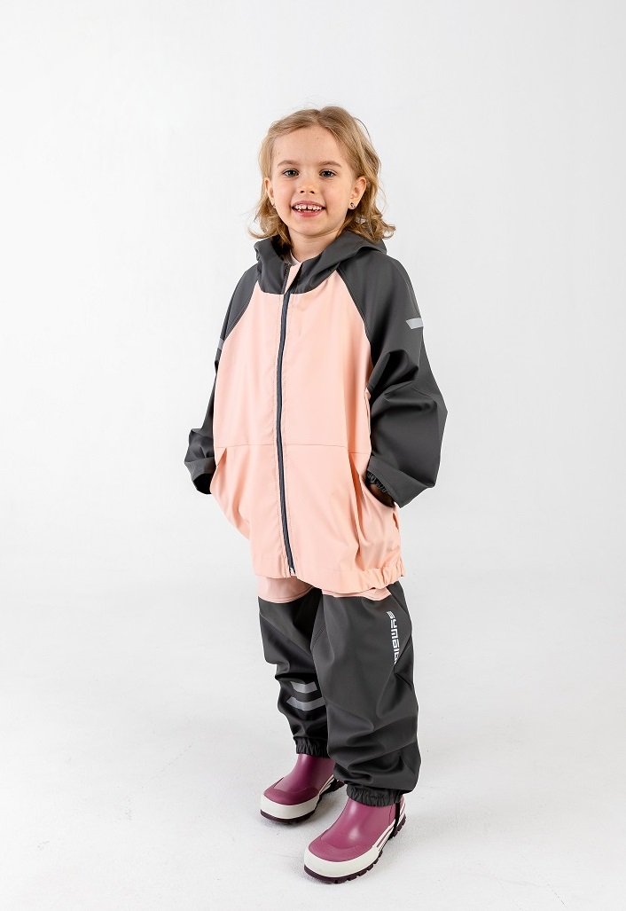 

Куртка детская Symbion Пикник, пудрово-бежевый, темно-серый, 92, Бежевый;серый, Пикник