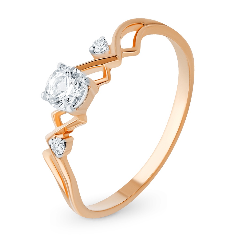 

Кольцо из золота р.  585Gold 301011118, Swarovski, 301011118