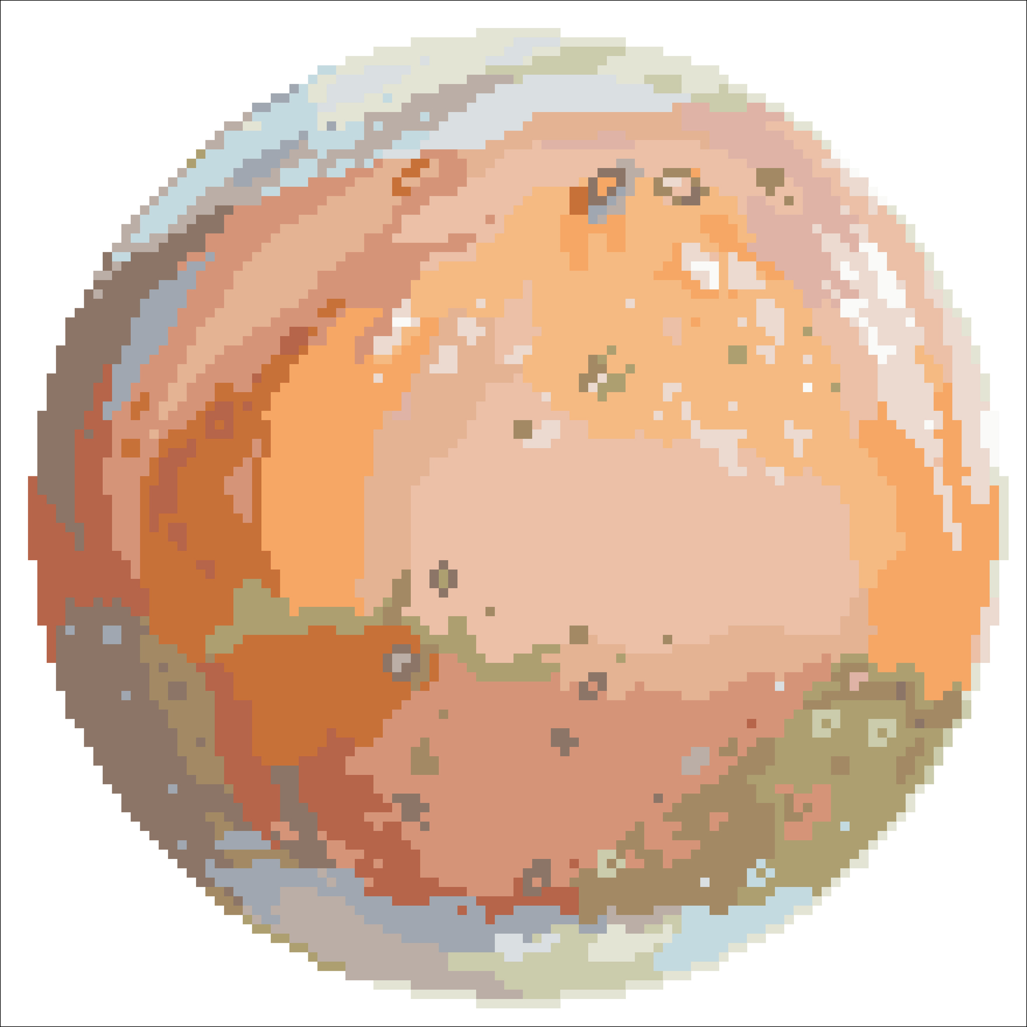 фото Марс декор для круглого табурета яркие грани