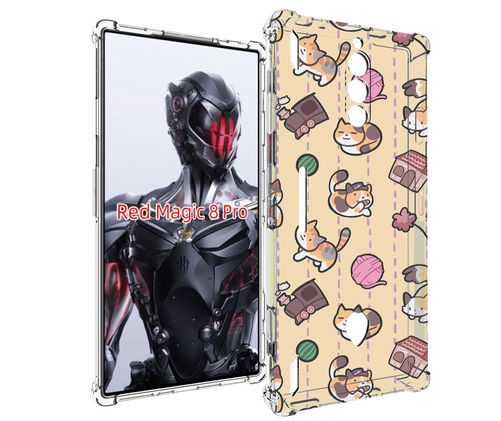 

Чехол MyPads Котики-клубочки для ZTE Nubia Red Magic 8 Pro / Red Magic 8 Pro Plus, Tocco