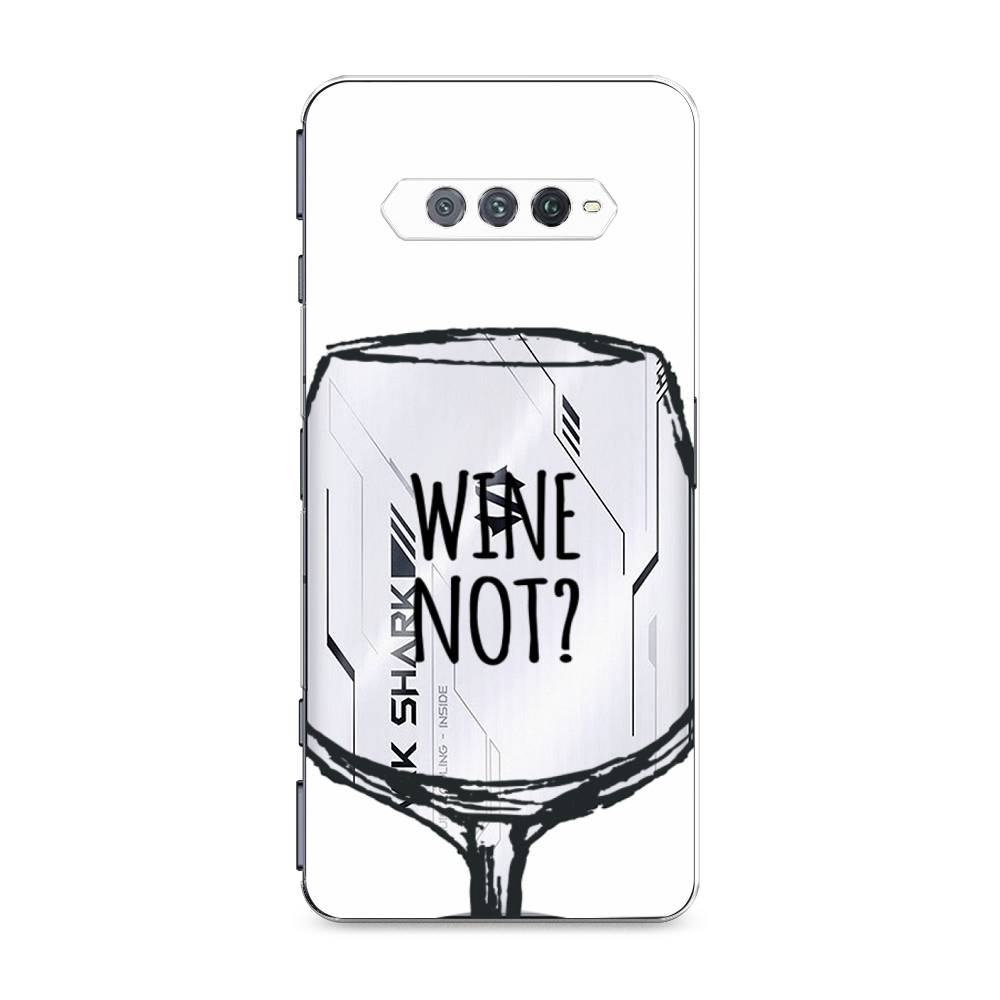 

Чехол на Xiaomi Black Shark 4 "Wine not white", Белый, 311650-6