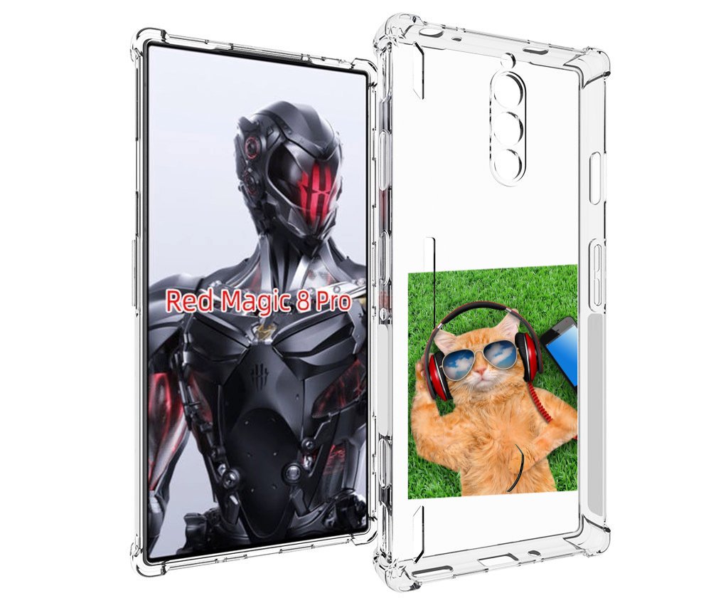 

Чехол MyPads Кот-кайфарик для ZTE Nubia Red Magic 8 Pro / Red Magic 8 Pro Plus, Tocco