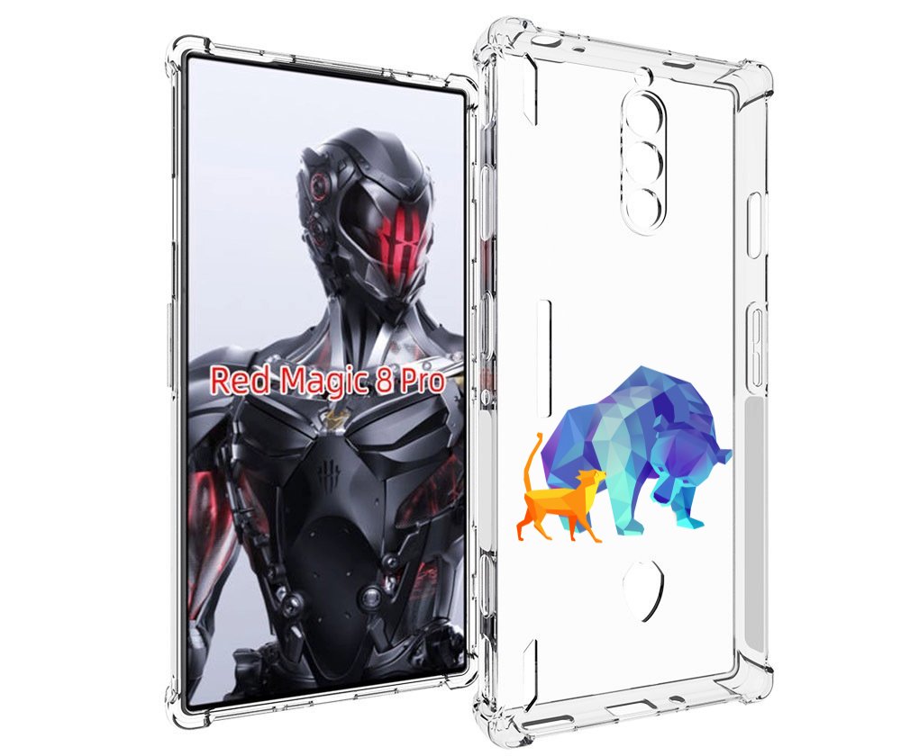 

Чехол MyPads Кот-и-медведь для ZTE Nubia Red Magic 8 Pro / Red Magic 8 Pro Plus, Tocco