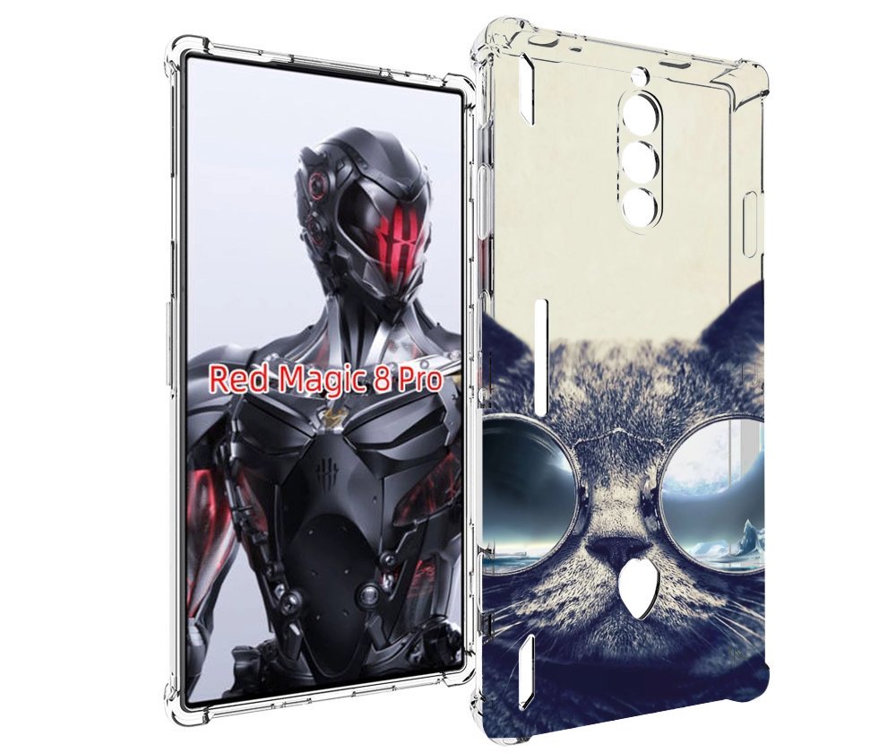 

Чехол MyPads Кот-в-очках-2 для ZTE Nubia Red Magic 8 Pro / Red Magic 8 Pro Plus, Tocco