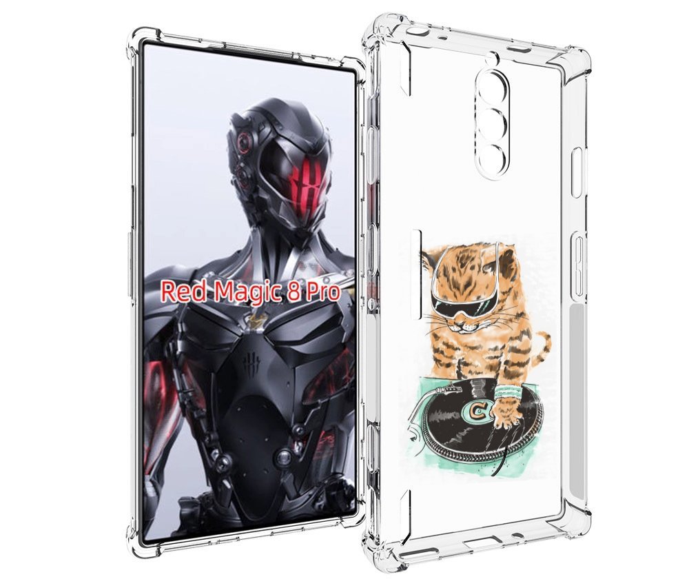 

Чехол MyPads Кот диджей для ZTE Nubia Red Magic 8 Pro / Red Magic 8 Pro Plus, Tocco
