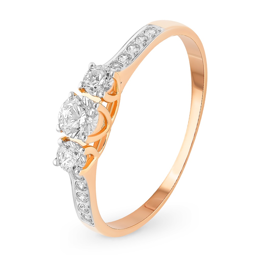 

Кольцо из золота р.  585Gold 301011103, Swarovski, 301011103