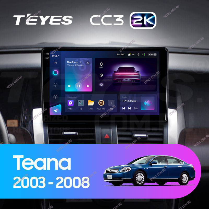 

Штатная магнитола Teyes CC3 2K 360 6/128 Nissan Teana J31 (2003-2008) F1, CC3 2K
