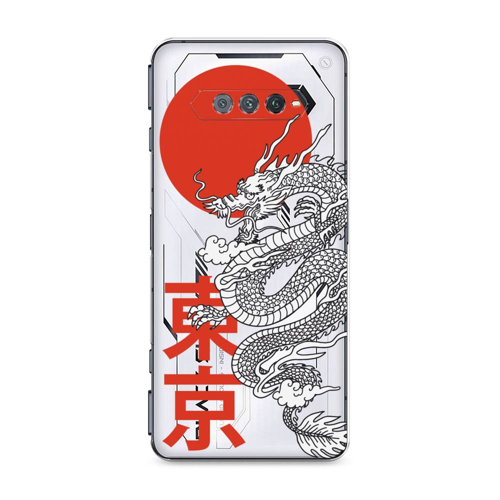 

Чехол на Xiaomi Black Shark 4 "Китайский дракон", Черный;красный;белый, 311650-1
