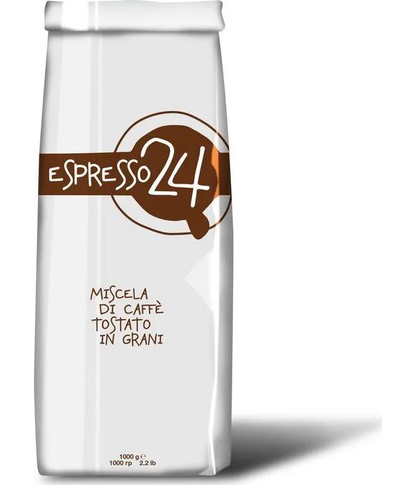 Зерновой кофе GIMOKA  ESPRESSO 24, пакет, 1кг.