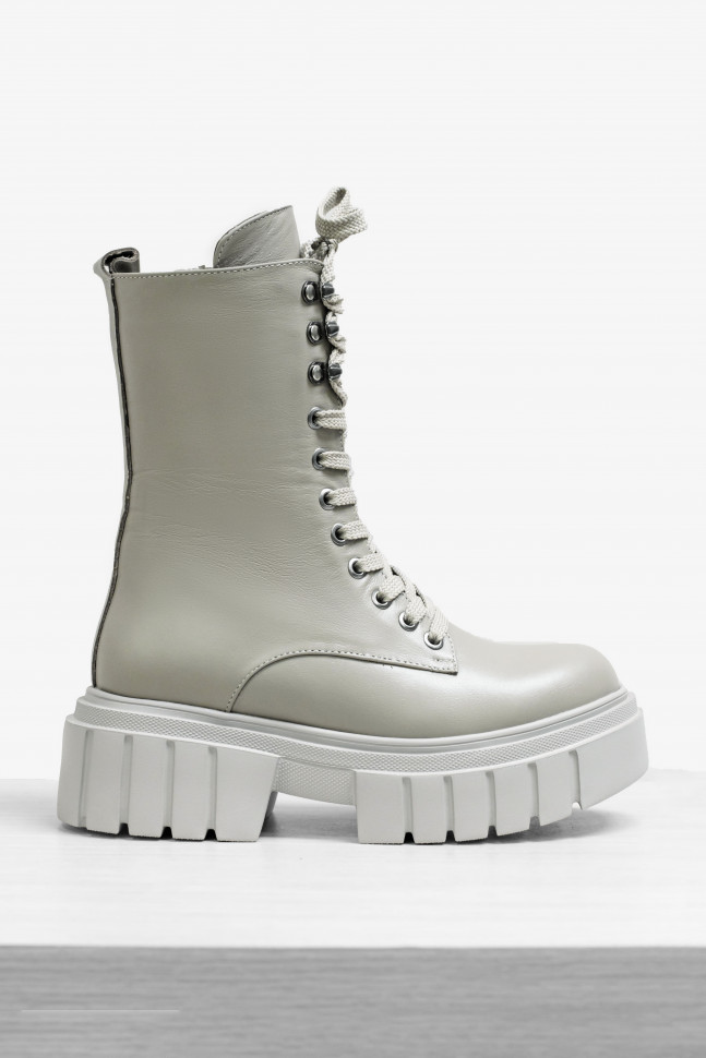 

Ботинки женские NoBrand 214 beige серые 40 RU, Серый, 214 beige