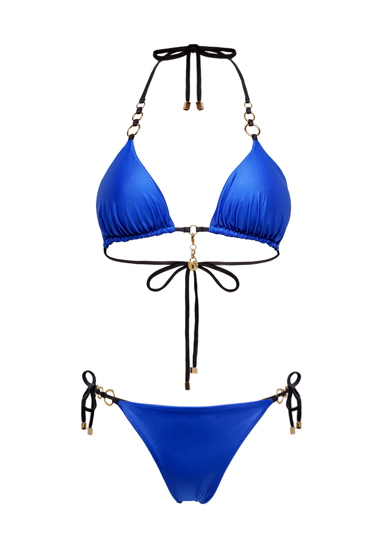 

Купальник раздельный женский Balibikini Кольца шайн синий XS, Кольца шайн