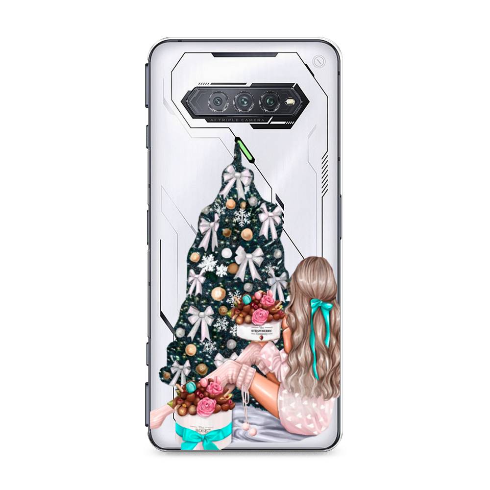 

Чехол на Xiaomi Black Shark 4 "New Year", Зеленый;бежевый;голубой, 311650-5