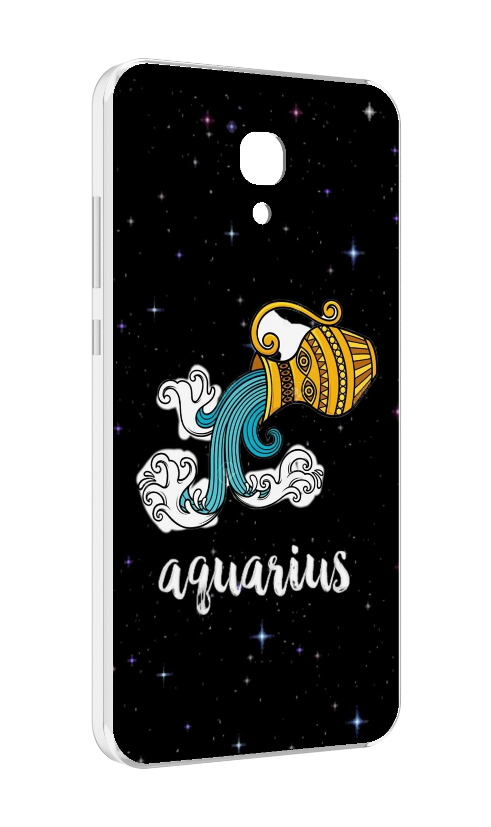 

Чехол MyPads знак зодиака водолеи 2 для Meizu M6 (M711Q), Прозрачный, Tocco
