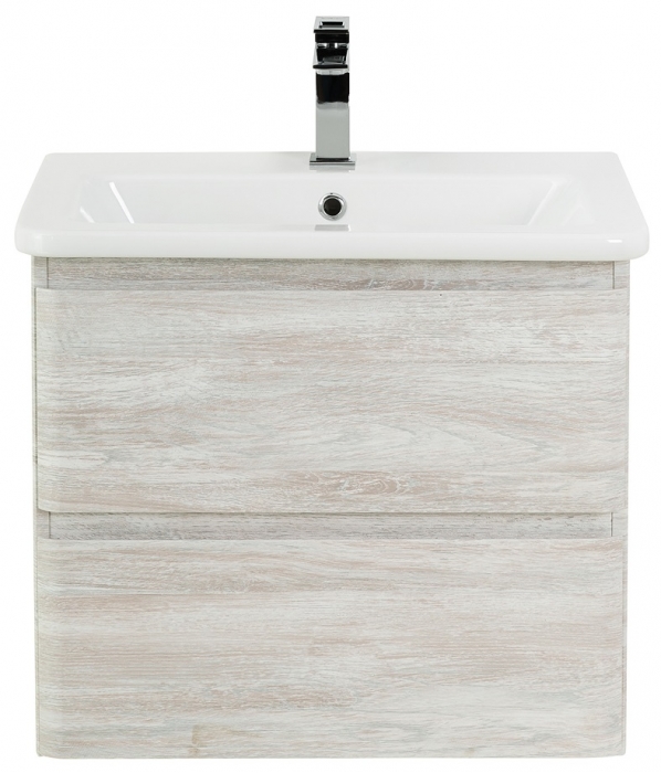 

Тумба с раковиной BelBagno Albano-CER 60 Rovere Vintage Bianco, Серый, Albano