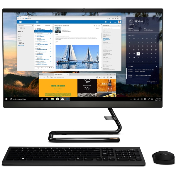 фото Моноблок lenovo ideacentre a340-24iwl black (f0e800mgrk)