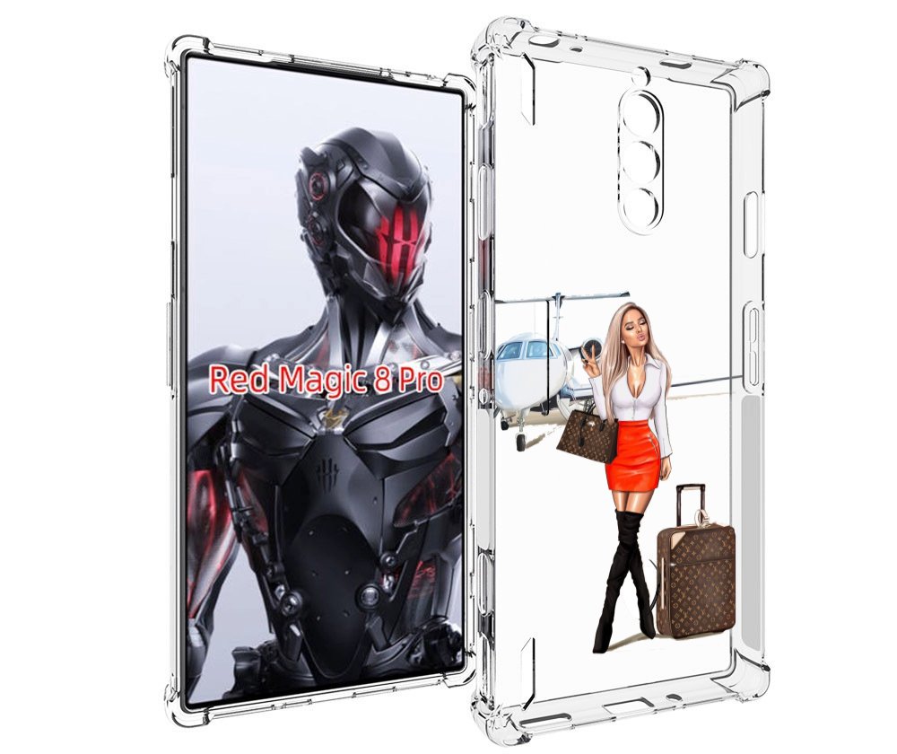 

Чехол MyPads Деловая-девушка женский для ZTE Nubia Red Magic 8 Pro / Red Magic 8 Pro Plus, Tocco