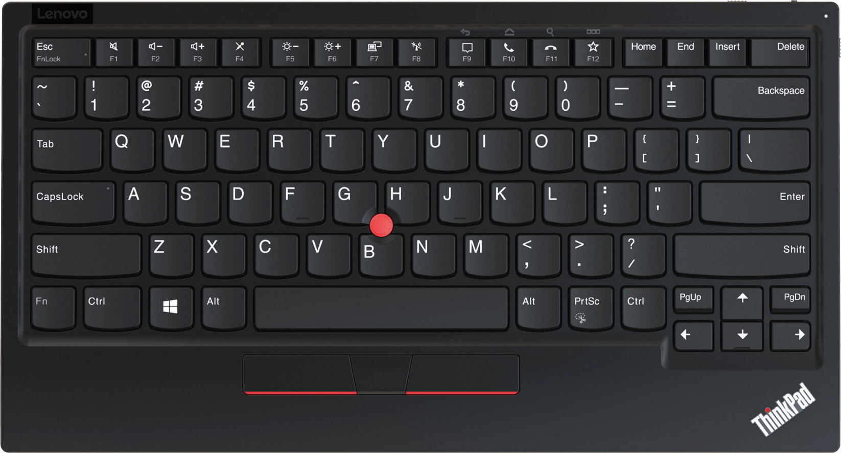 

Беспроводная клавиатура Lenovo ThinkPad TrackPoint II Black (4Y40X49515)