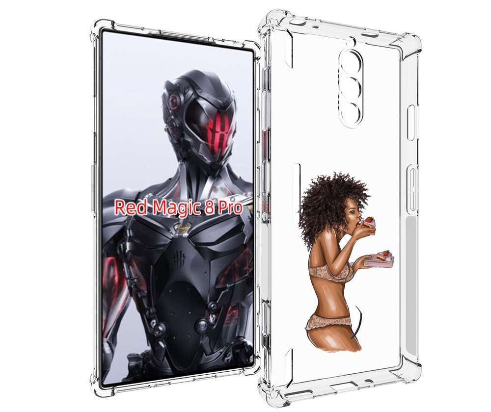 

Чехол MyPads Девушка-с-пирожными женский для ZTE Nubia Red Magic 8 Pro / Red Magic 8 Pr..., Tocco