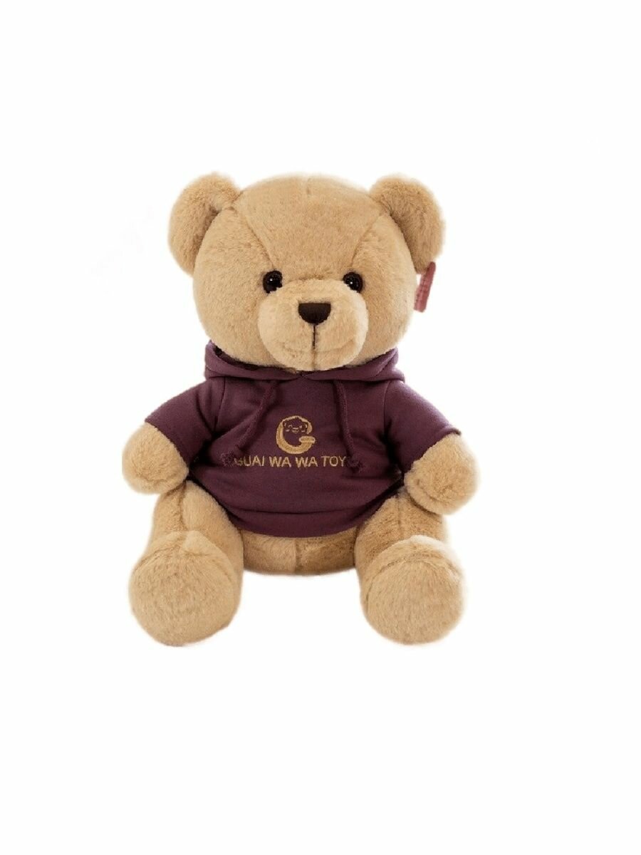 Мягкая игрушка, Мишка в свитере, бежевый, 45 см