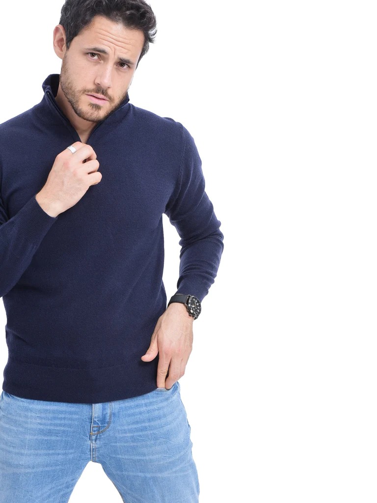 

Свитер мужской C&Jo CJ33 синий 2XL, CJ33