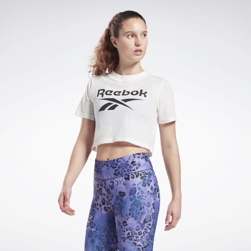 

Топ женский Reebok GQ9492 белый XL, GQ9492
