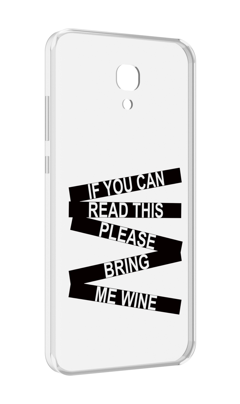 

Чехол MyPads если-ты-можешь-прочитать-это для Meizu M6 (M711Q), Прозрачный, Tocco