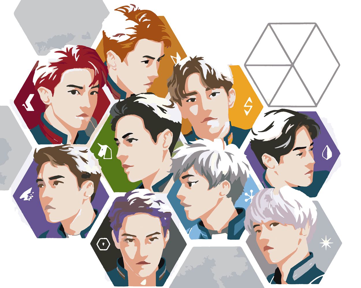 

Картина по номерам Красиво Красим EXO COLORING, 50 х 70 см, EXO COLORING