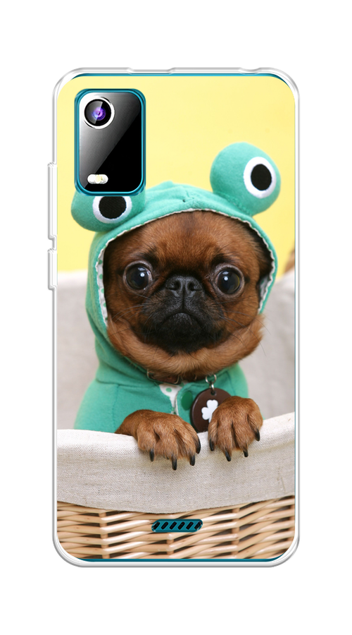 

Чехол на BQ 5560L "Собачка в шапке лягушки", Коричневый;желтый;бирюзовый, 201950-1