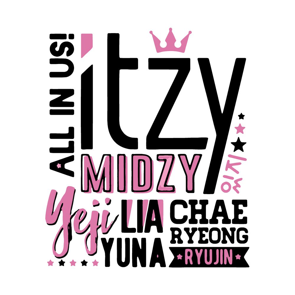 

Картина по номерам Красиво Красим itzy poster, 40 х 40 см, Itzy poster