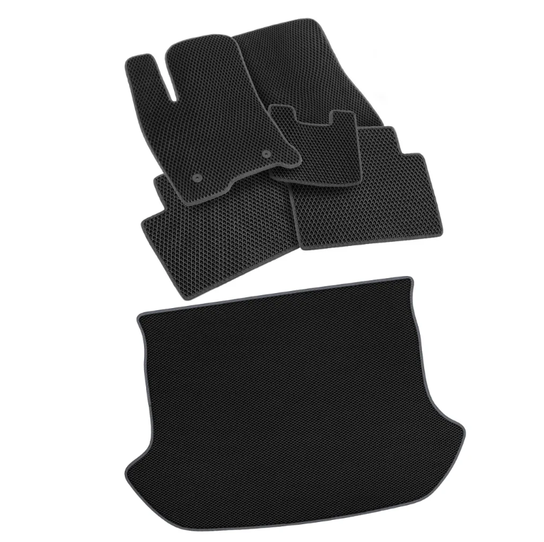 

EVA коврики для Nissan X-Trail (T31) 2007-2015 правый руль AM32052RX темно-серый, X-Trail