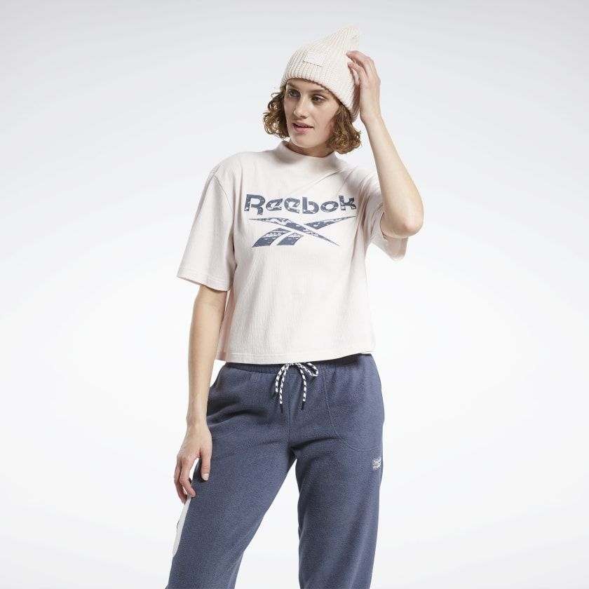 Футболка женская Reebok FT6267 розовая 2XS