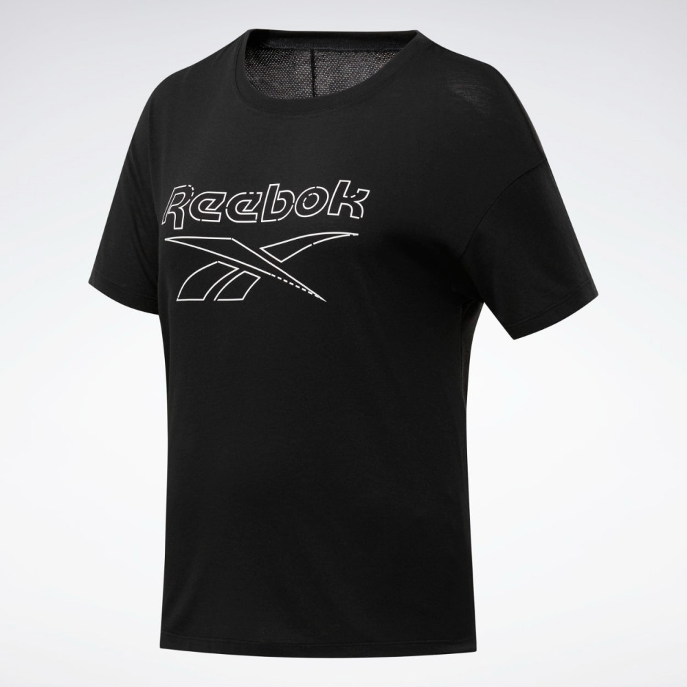 Футболка женская Reebok FT0955 черная XS