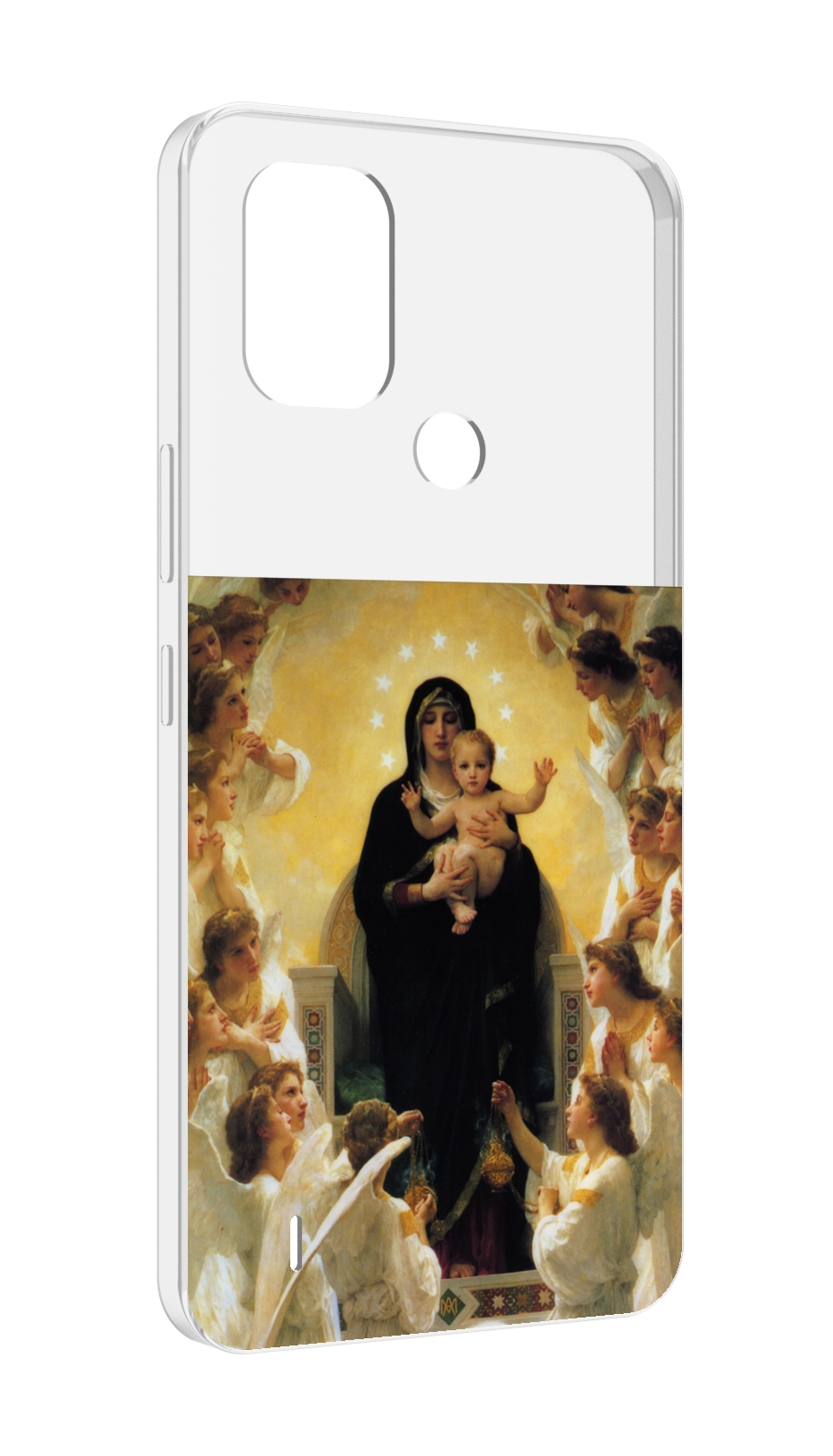 

Чехол MyPads дева-мария для Nokia C31, Прозрачный, Tocco
