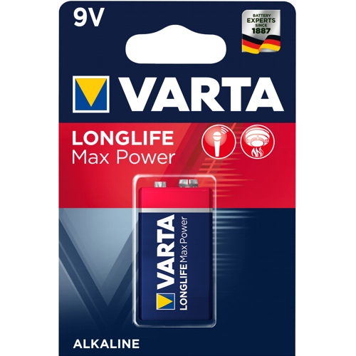 

Батарейка Varta 9V Longlife Max Power 6LR-61