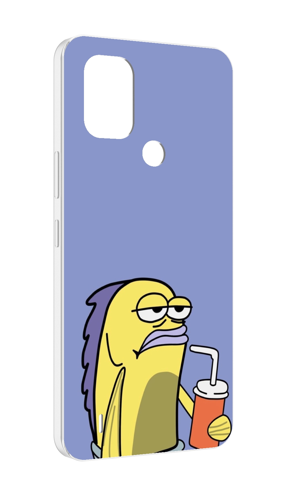

Чехол MyPads грусная-рыба-из-спанч-боба для Nokia C31, Прозрачный, Tocco