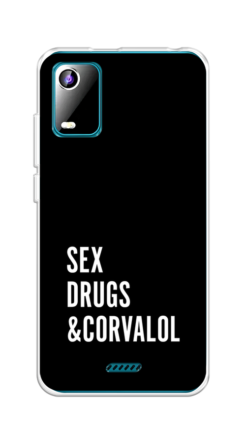 

Чехол на BQ 5560L "Corvalol", Черный;серый;белый, 201950-6