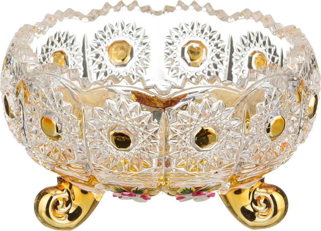 

Конфетница Lefard Gold glass 11х7 см, Золотистый