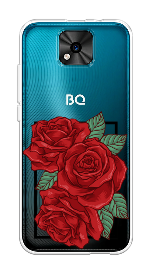 

Чехол на BQ 5533G "Три алые розы", Красный, 201850-2