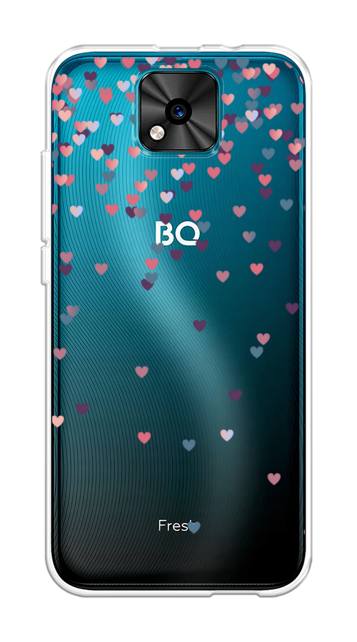 

Чехол на BQ 5533G "Посыпка сердечки", Розовый;фиолетовый, 201850-3