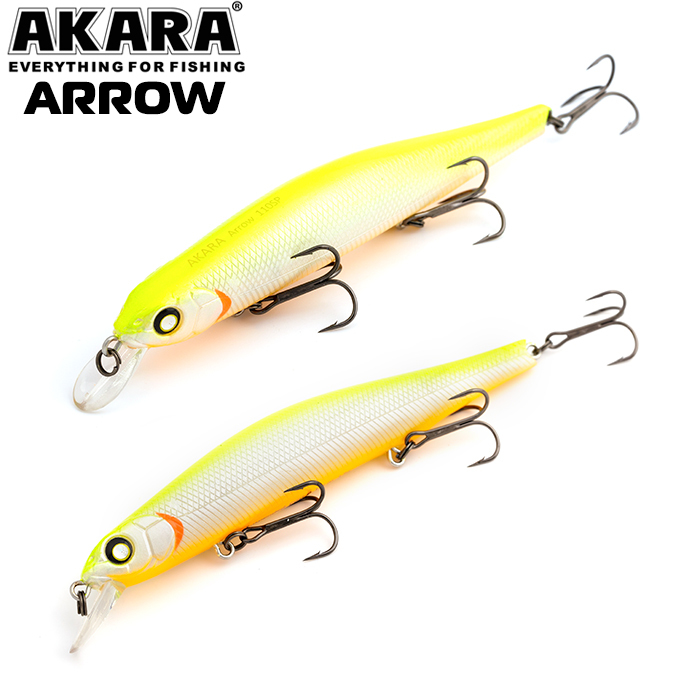 

Воблер Akara Arrow 110SP 17 гр 3/5 oz 4,3 in A125, Разноцветный, Arrow