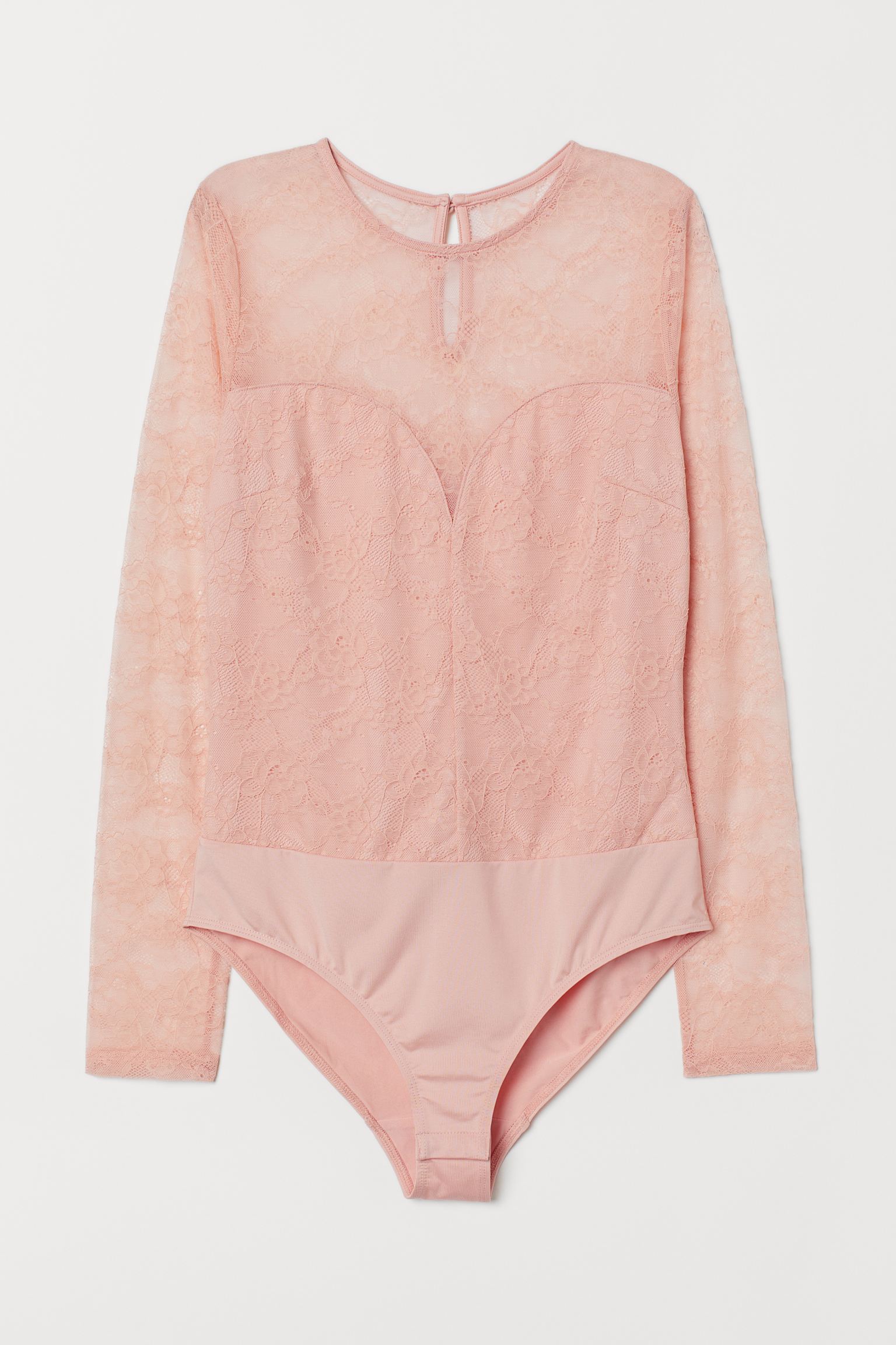

Боди женское H&M 789078001 розовое 32 EU, Розовый, 789078001