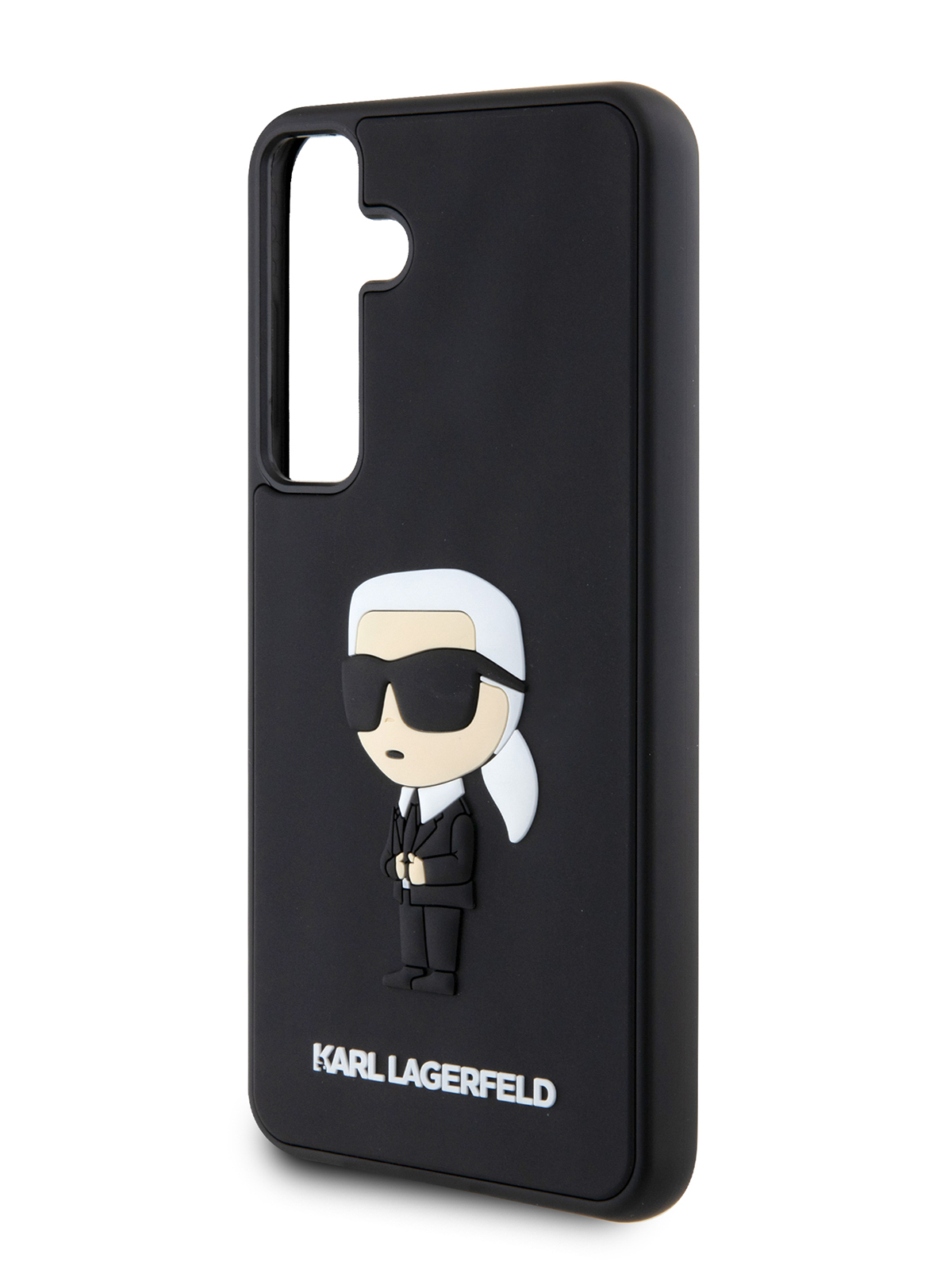 Чехол Karl Lagerfeld для Galaxy S24+ 3D Rubber NFT Karl Ikonik Hard Black